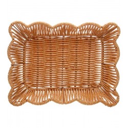Cesta Botânica Rattan 23x17x5cm 
